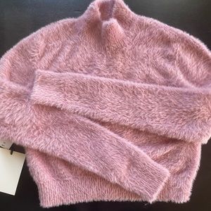 Aritzia Sunday Best Pink Mauve Robbie Sweater